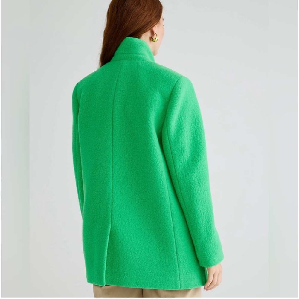 NWT J.Crew Leighton BlazerJacket in Italian Boiled Wool in Vintage Kelly 8 10 - Picture 4 of 16